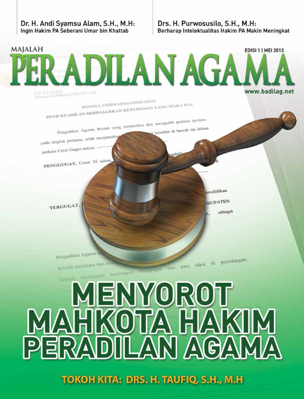 Majalah Peradilan Agama Edisi 1 001