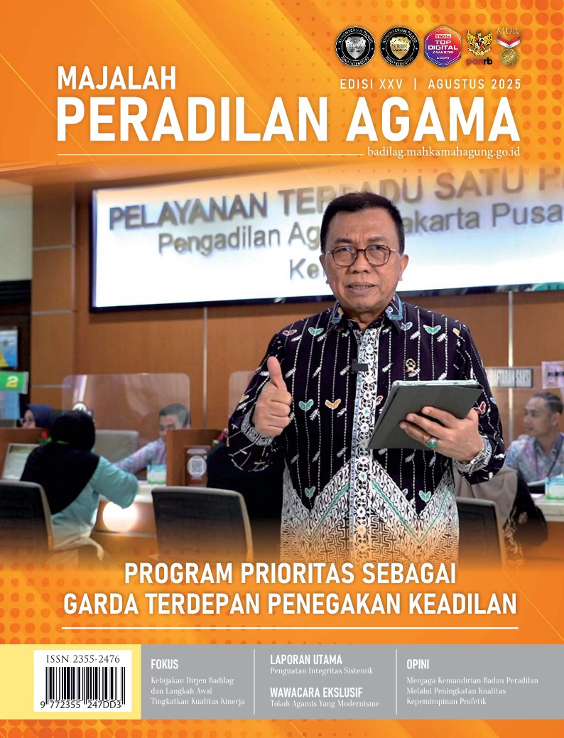 Majalah Peradilan Agama Edisi 25 1